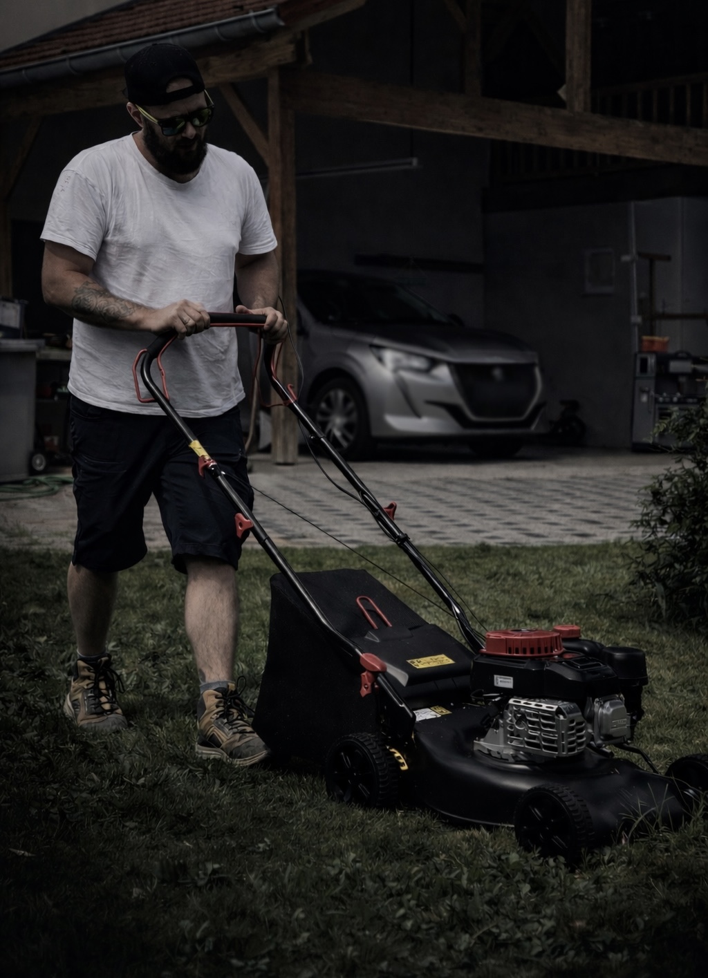 Détail de finition paysagère